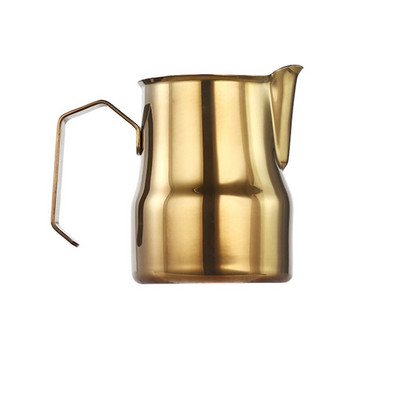 350/500 ml putojantis kavos pieno ąsotis Nerūdijančio plieno traukiamas gėlių puodelis Kavos pieno putų plakiklis Latte Art pieno putojimo įrankis Kavos reikmenys