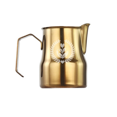 350/500 ml putojantis kavos pieno ąsotis Nerūdijančio plieno traukiamas gėlių puodelis Kavos pieno putų plakiklis Latte Art pieno putojimo įrankis Kavos reikmenys