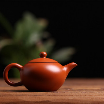 130ml Chaozhou Zhang\'s Hand Made Red Mud Purple Clay Zhuni Teapot Mini Kung Fu Teaware Teaware Small Sealed Beauties Pot Water