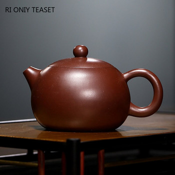230ml Raw Ore Zhu Mud Xishi Tea Bottle Chinese Yixing Purple Clay Teapot Handmade Filter Beauty Tea Pot Zisha Teaware Supplies