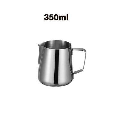 Cană pentru spumare a laptelui din oțel inoxidabil, ceașcă de cafea espresso cu lapte cu ulcior de cappuccino gradat.