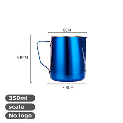 350/600 ml pieno garinimo ir putojimo ąsotis, nerūdijančio plieno, pieno ąsotis, ištraukiamas gėlių puodelis, puikiai tinka kavai cappuccino Latte Art