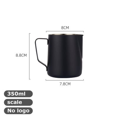 350/600 ml pieno garinimo ir putojimo ąsotis, nerūdijančio plieno, pieno ąsotis, ištraukiamas gėlių puodelis, puikiai tinka kavai cappuccino Latte Art