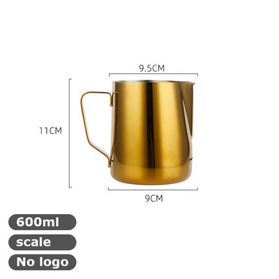 350/600 ml pieno garinimo ir putojimo ąsotis, nerūdijančio plieno, pieno ąsotis, ištraukiamas gėlių puodelis, puikiai tinka kavai cappuccino Latte Art