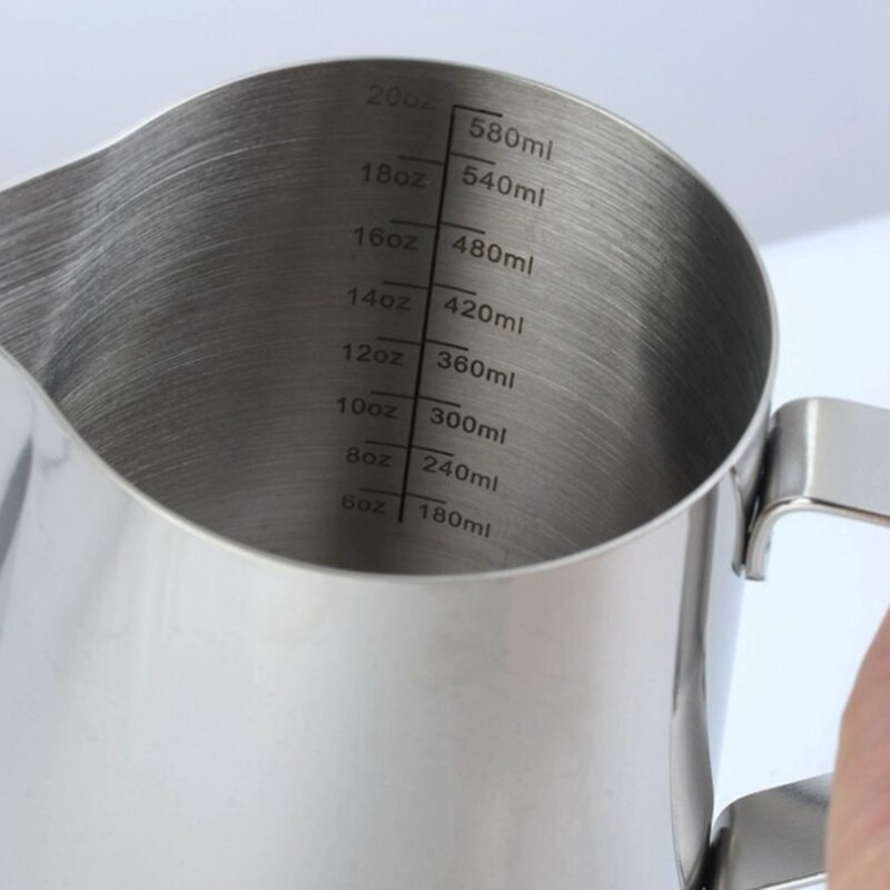 Vrč za pjenjenje mlijeka od nehrđajućeg čelika Vrč za mlijeko Vrč za espresso kavu Vrč za kavu Barista Craft Vrčevi za latte mlijeko Vrč za pjenjenu šalicu