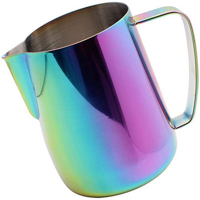 350 ml/600 ml tejes kancsók rozsdamentes acél tejhabosító kancsó Kávé Latte habosító Art kancsó bögre csésze húzó virágcsésze kávés eszközök