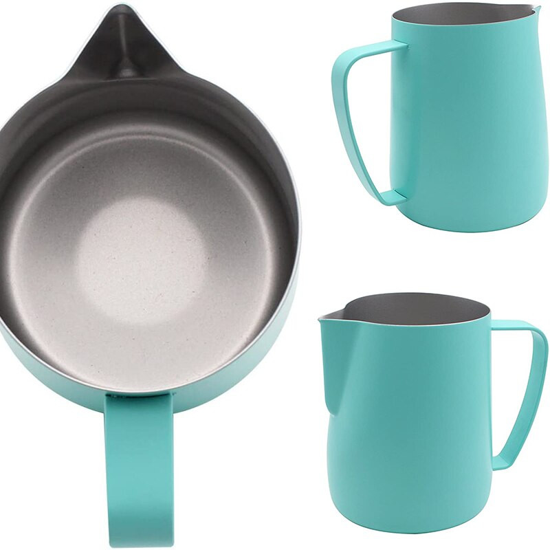 350 ml/600 ml tejes kancsók rozsdamentes acél tejhabosító kancsó Kávé Latte habosító Art kancsó bögre csésze húzó virágcsésze kávés eszközök