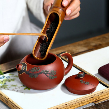 250 мл китайски Yixing лилави глинени чайници Топчеста инфузер Xishi Чайник Чайник Ръчно изработена сурова руда Dahongpao Teaware Комплект за чай