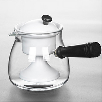 SENDIAN Ceramic Liner Glass Teapot Cooking Dual-use Resistant High Temperature Kettle 2021 Office Kitchen Tea Set Аксесоари