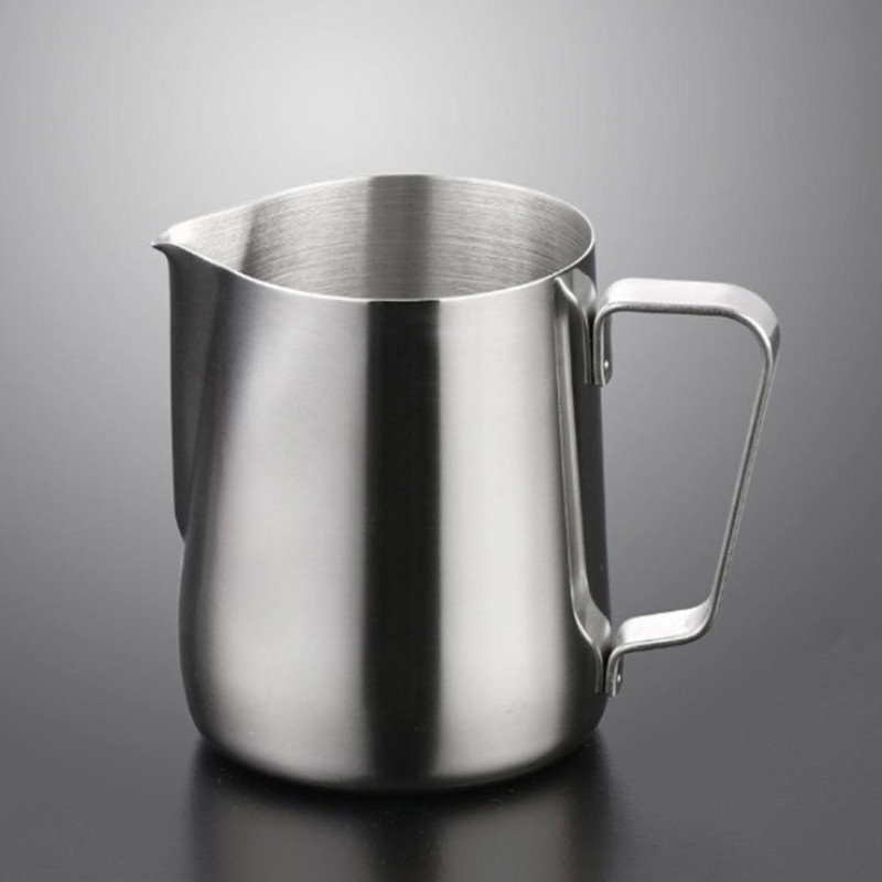 Rozsdamentes acél tejhabosító kancsó kávékancsó tejhabosító eszpresszó csésze Latte Art kávézó 100/150/200 ml