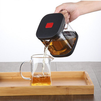 JIEWU Устойчив на висока температура стъклен чайник с филтърна преграда за чай Единична тенджера 2021 г. Нови аксесоари за сервиз за чай за офис и дома