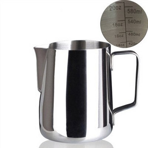 350/600ml Creative 304 Rozsdamentes acél kávékancsó tejhabosító csészék Krémkészítő Barista Kézműves eszpresszó Latte Art kancsó eszközök