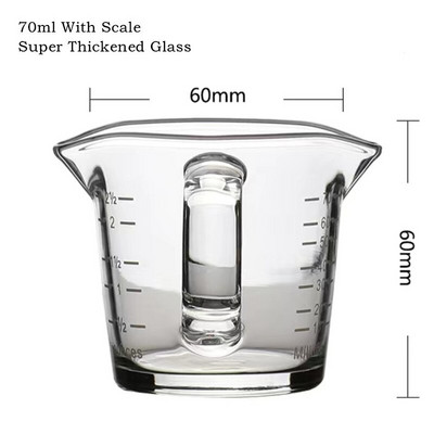 Cană de smântână cu ulcior de lapte din sticlă rezistentă la căldură, ulcior de cafea, vase de cafea mici, recipient multifuncțional pentru condimente