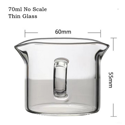 Cană de smântână cu ulcior de lapte din sticlă rezistentă la căldură, ulcior de cafea, vase de cafea mici, recipient multifuncțional pentru condimente