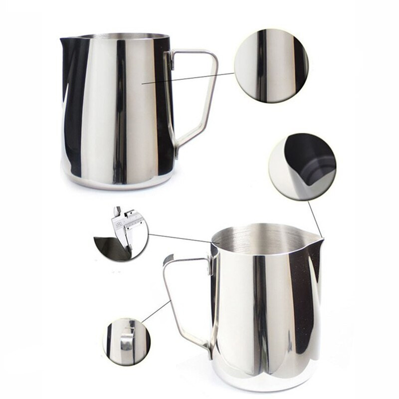 150/350/600 ml Κανάτες γάλακτος Μόδα από ανοξείδωτο χάλυβα Milk Craft Milk Frothing Pitcher Coffee Latte Fothing Art Jug Pitcher Mug Cup