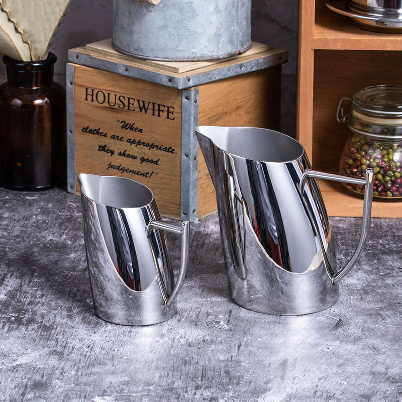 Nerūdijančio plieno pieno putų ąsotis 150 ml 350 ml espreso kavos ąsotis Barista Craft Coffee Latte pieno putų ąsotis