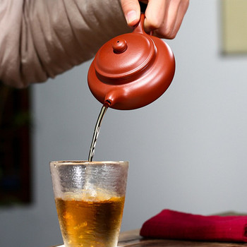 170 ml традиционни лилави глинени чайници Yixing Raw Ore Dahongpao Antique Tea Pot Home Zisha Kettle Китайски принадлежности за чай