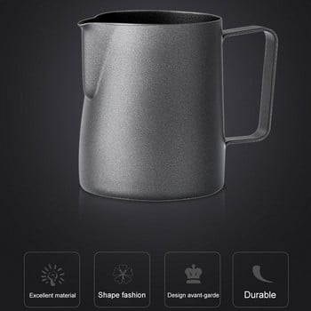 350/600ML Κανάτα για αφρόγαλα Barista Craft Coffee Latte Pitcher Pull Flower Cup Coffee Milk Frother Latte Art Container Coffeware