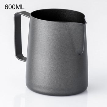 350/600ML Κανάτα για αφρόγαλα Barista Craft Coffee Latte Pitcher Pull Flower Cup Coffee Milk Frother Latte Art Container Coffeware