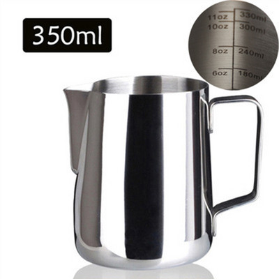 Rozsdamentes acél tejhabosító kancsó Eszpresszó habosító Cappuccino Latte Pot Kávé gőzkancsók Tejhabosító kancsó kávéscsészék