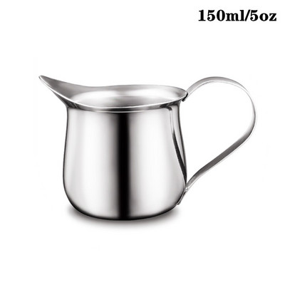 Mini 60/90/150 ml nerūdijančio plieno pieno putų ąsotis espreso kavos barista latte cappuccino pieno grietinėlės puodelio putų ąsotis