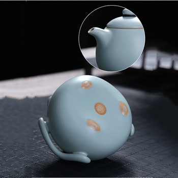 Χειροποίητο Azure Ceramic Teapot Ru Kiln Xishi Pots Tea Pots από πορσελάνη Kung Fu Pu\'er Tea Master Pot Οικιακό Τσαγιού