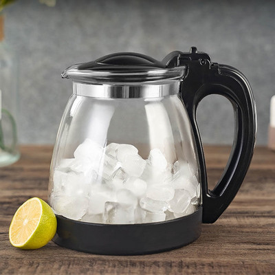 1000/2000ml karščiui atsparus stiklinis arbatinukas šildomas arbatinukas Geras skaidrus didelės talpos virdulys su filtrų krepšeliais