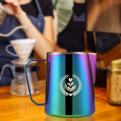 600 ml pieno putų ąsotis espreso kavos aparato priedai grietinėlės putų ąsotis Espreso garų ąsotis Bar Cafe Home