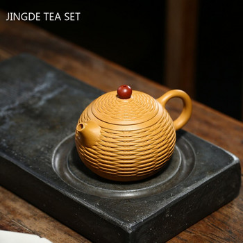 Boutique Section Mud Zisha Teapot Handmade Xishi Filter Tea Pot Yixing Purple Clay Beauty Tea Maker Персонализирани комплекти за чай 280 ml