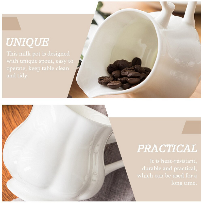 Kancsó tejszínes szósz Gravyceramic kancsó kávékiöntő csésze csónak 9x13 serpenyők fólia mini tea tálalás krém kancsók edény mézes tál