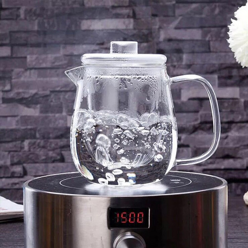 Love Tea hőálló üveg teáskanna csésze szűrőfallal Üvegcsésze Kung Fu teáskészlet, magas hőmérsékletű robbanásbiztos tea infúzióval