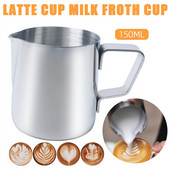 Rozsdamentes acél tejhabos kancsó Eszpresszó kávé Barista Craft Latte Cappuccino tejszínhabos csésze korsó tejeskancsó