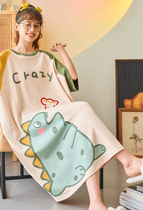 Cămașă de noapte pentru alăptare, cu mâneci lungi