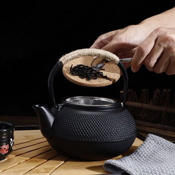 Японски железен чайник с инфузер от неръждаема стомана Чугунен чайник Чайник за вряща вода Oolong чай WF1027