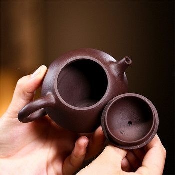Yixing Purple Clay Teapot Raw Ore Mud Tea Pot Vintage Drinkware Σετ τσαγιού γραφείου Kung Fu Δώρο γενεθλίων Οικιακός Χειροποίητος Βραστήρας
