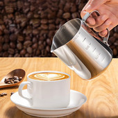 350/600 ML Cană de cafea Latte Art Cană pentru spumare de lapte Cană din oțel inoxidabil Cană Espresso Barista Cană cu lapte Cană de cafea