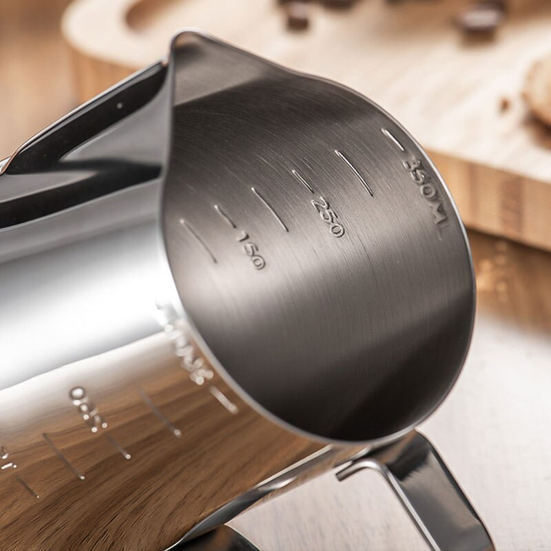 350/600 ML Cană de cafea Latte Art Cană pentru spumare de lapte Cană din oțel inoxidabil Cană Espresso Barista Cană cu lapte Cană de cafea