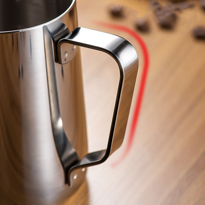 350/600 ML Cană de cafea Latte Art Cană pentru spumare de lapte Cană din oțel inoxidabil Cană Espresso Barista Cană cu lapte Cană de cafea