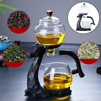 Σετ τσαγιού Kungfu Glass Magnetic Water Diversion for Kitchen Loose Infusers Bottles Cooking Tea Maker Glasses Magnetic Teapot Set