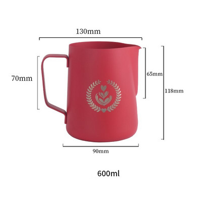 Espresso garų ąsotis 350/600 ml, espreso pieno putų ąsotis, kavos pieno putų puodukas, kavos garų ąsotis