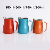 304 Rozsdamentes acél tejhabos csésze éles szájú olasz húzó virágcsésze hosszú szájú tejhab húzó virághengeres kávéfőző készülék