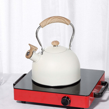 Чайник със свиркане от неръждаема стомана Домакински за вряща вода Съдове за пътуване Чайник за кафе