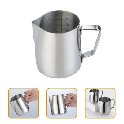 Kancsó habosító csésze eszpresszó kancsó kávéhabosító kiöntő gőzölés rozsdamentes acél Lattefrothmetal kiöntő gőzölő gallon csészék