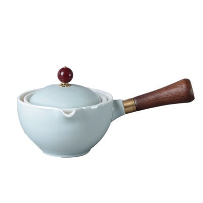 Kerámia forgatható teáskanna Kínai Kung Fu tea kültéri edényekhez