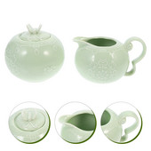 Kancsó Cukorkrém Keramiccream Kávéfedő Táltartó készlet Sószósz adagoló Bögre Kancsó Kancsók Kiöntő Porcelán Latte