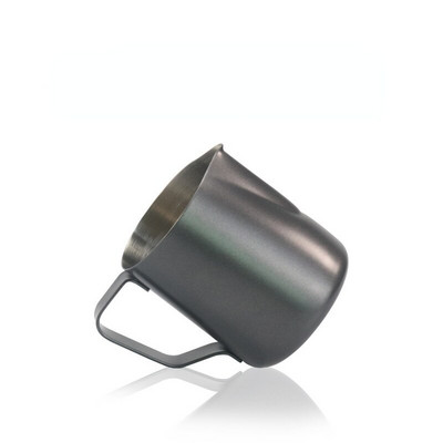 350 ml/600 ml pieno ąsočiai iš nerūdijančio plieno išgalvotas kavos cilindras su svarstyklėmis „pasidaryk pats“ Latte kavos puodelis Pieno puodo kavos priedai