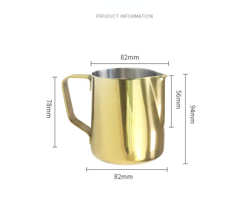 350 ml/600 ml pieno ąsočiai iš nerūdijančio plieno išgalvotas kavos cilindras su svarstyklėmis „pasidaryk pats“ Latte kavos puodelis Pieno puodo kavos priedai