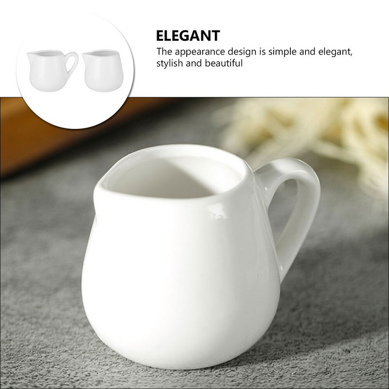 Urcică din ceramică Mini oală pentru sos de salată Cești de băutură Dispenser multifuncțional Sos Toarnă Picurator Cafea Turnător Barcă