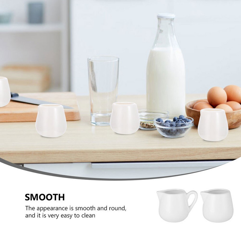 Urcică din ceramică Mini oală pentru sos de salată Cești de băutură Dispenser multifuncțional Sos Toarnă Picurator Cafea Turnător Barcă