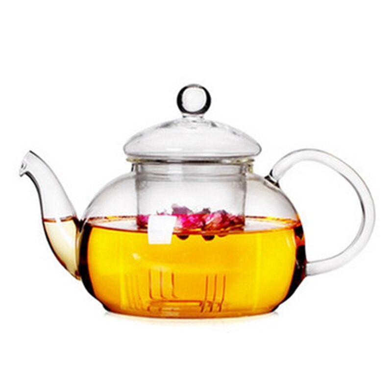 Hőálló üveg teáskanna szűrő Kung Fu teáskészlet hat személyes edény boroszilikát edény 600 ml